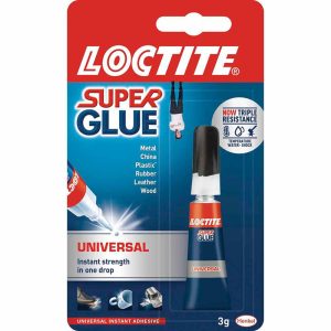 2 TUBES Super Glue-3 Loctite Colle Multi-Matériaux Extra-forte Universelle  2x3g